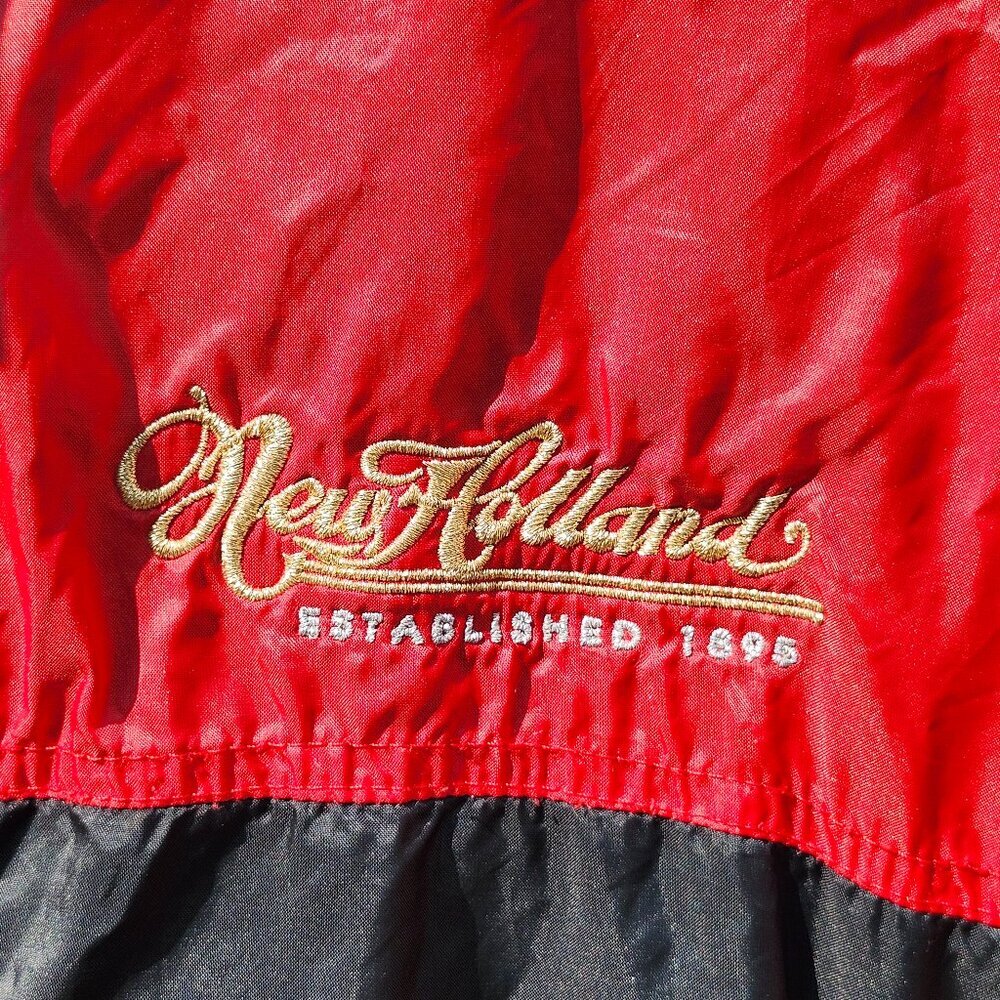 RARE New Holland Agriculture Tractor Jacket Men's Size XL "BOB"